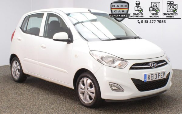 Used 2013 WHITE HYUNDAI I10 Hatchback 1.2 ACTIVE 5DR 85 BHP (reg. 2013-06-21) for sale in Stockport