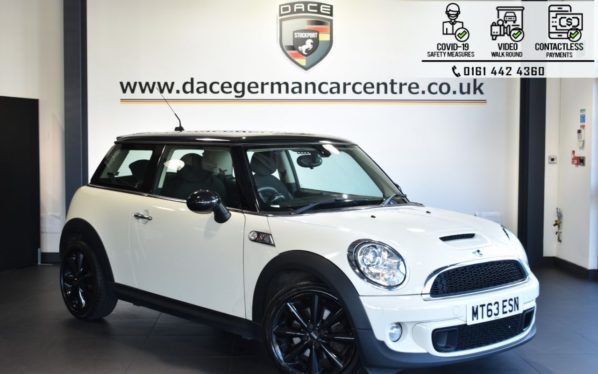 Used 2013 WHITE MINI HATCH COOPER Hatchback 1.6 COOPER S 3DR 184 BHP (reg. 2013-11-21) for sale in Bolton