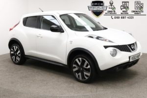 Used 2013 WHITE NISSAN JUKE Hatchback 1.5 DCI N-TEC 5d 109 BHP (reg. 2013-10-31) for sale in Manchester