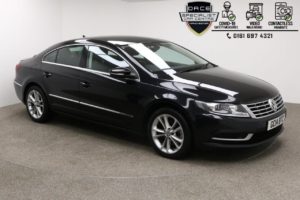 Used 2014 BLACK VOLKSWAGEN CC Coupe 2.0 TDI BLUEMOTION TECHNOLOGY DSG 4d 138 BHP (reg. 2014-08-01) for sale in Manchester