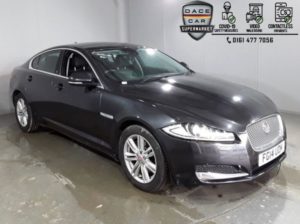 Used 2014 GREY JAGUAR XF Saloon 2.2 D LUXURY 4DR AUTO 200 BHP (reg. 2014-06-27) for sale in Stockport