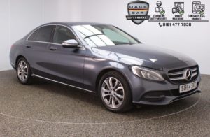 Used 2014 GREY MERCEDES-BENZ C-CLASS Saloon 2.1 C220 BLUETEC SPORT 4DR AUTO 170 BHP (reg. 2014-12-22) for sale in Stockport