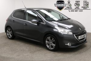 Used 2014 GREY PEUGEOT 208 Hatchback 1.6 E-HDI ALLURE 5d 92 BHP (reg. 2014-03-01) for sale in Manchester