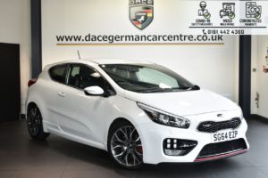 Used 2014 WHITE KIA PRO CEED Hatchback 1.6 PRO CEED GT TECH 3DR 201 BHP (reg. 2014-09-29) for sale in Bolton