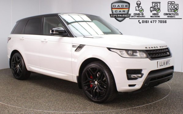 Used 2014 WHITE LAND ROVER RANGE ROVER SPORT 4x4 3.0 SDV6 AUTOBIOGRAPHY DYNAMIC 5DR AUTO 288 BHP (reg. 2014-05-30) for sale in Stockport