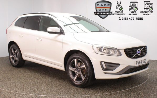 Used 2014 WHITE VOLVO XC60 4x4 2.4 D4 R-DESIGN AWD 5DR 178 BHP (reg. 2014-10-30) for sale in Stockport
