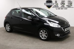 Used 2015 BLACK PEUGEOT 208 Hatchback 1.4 HDI ACTIVE 5d 68 BHP (reg. 2015-03-23) for sale in Manchester