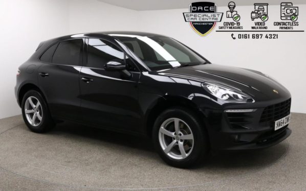 Used 2015 BLACK PORSCHE MACAN 4x4 2.0 PDK 5d 237 BHP (reg. 2015-01-30) for sale in Manchester
