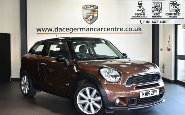 Used 2015 BRONZE MINI PACEMAN Coupe 1.6 COOPER S ALL4 3DR 184 BHP (reg. 2015-05-30) for sale in Bolton