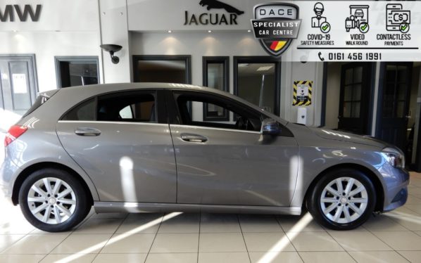 Used 2015 GREY MERCEDES-BENZ A-CLASS Hatchback 1.5 A180 CDI ECO SE 5d 109 BHP (reg. 2015-03-03) for sale in Hazel Grove