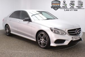 Used 2015 SILVER MERCEDES-BENZ E-CLASS Saloon 2.1 E250 CDI AMG NIGHT EDITION 4DR 1 OWNER AUTO 201 BHP (reg. 2015-12-23) for sale in Stockport