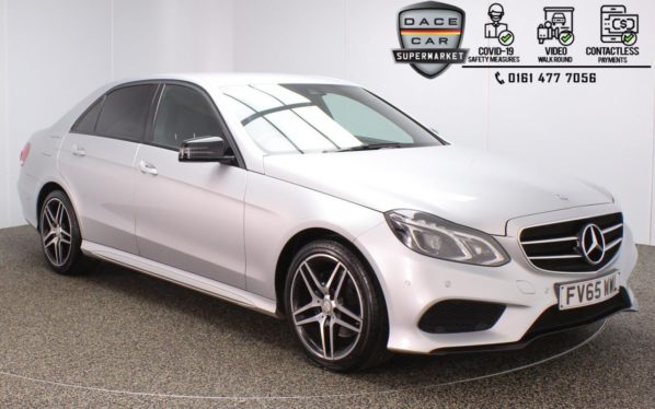 Used 2015 SILVER MERCEDES-BENZ E-CLASS Saloon 2.1 E250 CDI AMG NIGHT EDITION 4DR 1 OWNER AUTO 201 BHP (reg. 2015-12-23) for sale in Stockport