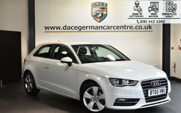 Used 2015 WHITE AUDI A3 Hatchback 1.4 TFSI SPORT 3DR 148 BHP (reg. 2015-12-21) for sale in Bolton