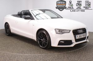 Used 2015 WHITE AUDI A5 Convertible 2.0 TDI S LINE SPECIAL EDITION PLUS 2DR 187 BHP (reg. 2015-12-30) for sale in Stockport