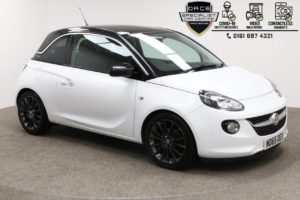 Used 2015 WHITE VAUXHALL ADAM Hatchback 1.4 GLAM 3d 85 BHP (reg. 2015-12-18) for sale in Manchester