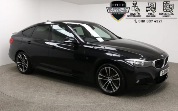 Used 2016 BLACK BMW 3 SERIES GRAN TURISMO Hatchback 2.0 320D XDRIVE M SPORT GRAN TURISMO 5DR AUTO 188 BHP (reg. 2016-03-31) for sale in Manchester