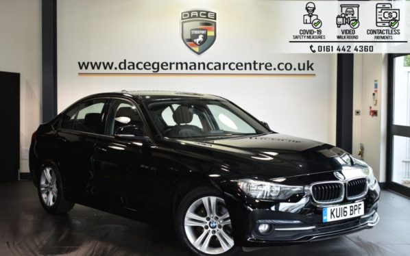Used 2016 BLACK BMW 3 SERIES Saloon 1.5 318I SPORT 4DR 135 BHP (reg. 2016-04-28) for sale in Bolton
