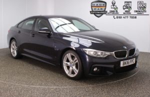 Used 2016 BLACK BMW 4 SERIES GRAN COUPE Coupe 2.0 418D M SPORT GRAN COUPE 4DR 1 OWNER AUTO 148 BHP (reg. 2016-03-23) for sale in Stockport