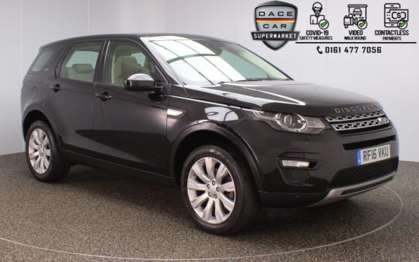 Used 2016 BLACK LAND ROVER DISCOVERY SPORT 4x4 2.0 TD4 HSE 5DR 1 OWNER 180 BHP (reg. 2016-08-08) for sale in Stockport