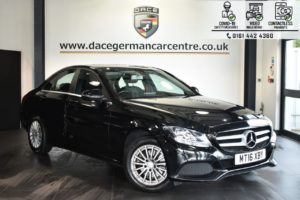 Used 2016 BLACK MERCEDES-BENZ C-CLASS Saloon 2.1 C220 D SE 4DR AUTO 170 BHP (reg. 2016-04-29) for sale in Bolton