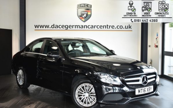 Used 2016 BLACK MERCEDES-BENZ C-CLASS Saloon 2.1 C220 D SE 4DR AUTO 170 BHP (reg. 2016-04-29) for sale in Bolton