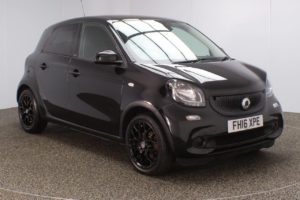 Used 2016 BLACK SMART FORFOUR Hatchback 1.0 EDITION BLACK 5DR 71 BHP (reg. 2016-05-23) for sale in Stockport