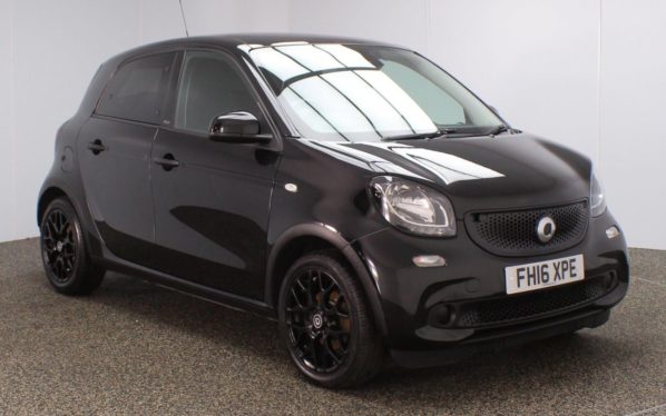 Used 2016 BLACK SMART FORFOUR Hatchback 1.0 EDITION BLACK 5DR 71 BHP (reg. 2016-05-23) for sale in Stockport