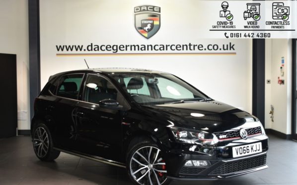 Used 2016 BLACK VOLKSWAGEN POLO Hatchback 1.8 GTI DSG 5DR 189 BHP (reg. 2016-09-13) for sale in Bolton