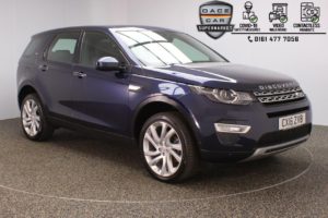 Used 2016 BLUE LAND ROVER DISCOVERY SPORT 4x4 2.0 TD4 HSE LUXURY 5DR 1 OWNER AUTO 180 BHP (reg. 2016-04-28) for sale in Stockport
