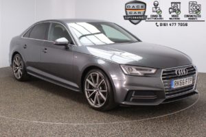 Used 2016 GREY AUDI A4 Saloon 2.0 TFSI S LINE 4DR AUTO 1 OWNER 188 BHP (reg. 2016-09-05) for sale in Stockport