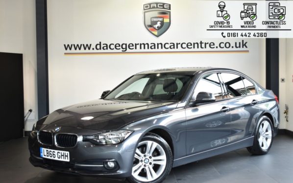 Used 2016 GREY BMW 3 SERIES Saloon 2.0 320D ED SPORT 4DR AUTO 161 BHP (reg. 2016-12-21) for sale in Bolton