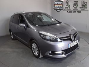 Used 2016 GREY RENAULT GRAND SCENIC MPV 1.5 DYNAMIQUE NAV DCI 5d 110 BHP (reg. 2016-06-30) for sale in Stockport