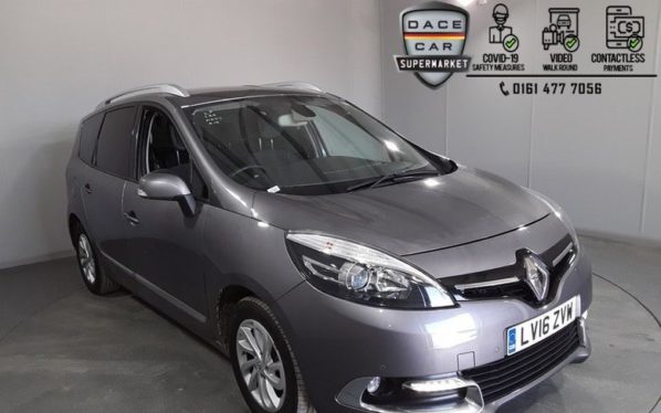 Used 2016 GREY RENAULT GRAND SCENIC MPV 1.5 DYNAMIQUE NAV DCI 5d 110 BHP (reg. 2016-06-30) for sale in Stockport