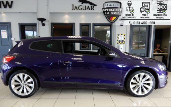 Used 2016 PURPLE VOLKSWAGEN SCIROCCO Coupe 2.0 GT TDI BLUEMOTION TECHNOLOGY DSG 2d AUTO 150 BHP (reg. 2016-07-08) for sale in Hazel Grove