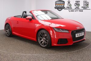 Used 2016 RED AUDI TT Convertible 2.0 TFSI QUATTRO S LINE 2DR AUTO 227 BHP (reg. 2016-04-14) for sale in Stockport