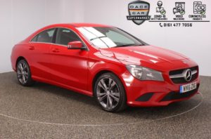 Used 2016 RED MERCEDES-BENZ CLA Coupe 2.1 CLA 200 D SPORT 4DR 1 OWNER AUTO 134 BHP (reg. 2016-05-04) for sale in Stockport