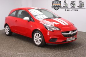 Used 2016 RED VAUXHALL CORSA Hatchback 1.4 STING ECOFLEX 3DR 74 BHP (reg. 2016-09-29) for sale in Stockport