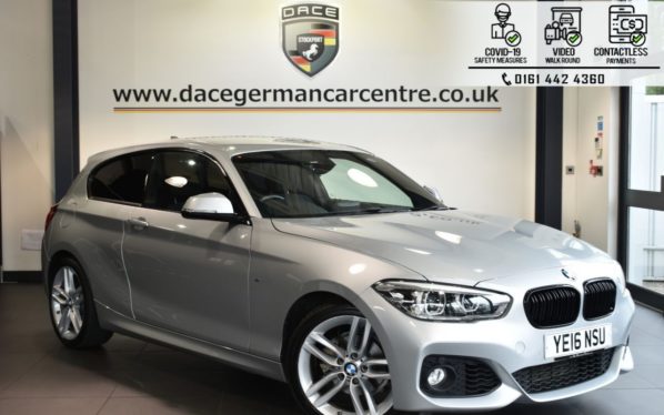 Used 2016 SILVER BMW 1 SERIES Hatchback 1.5 118I M SPORT 3DR AUTO 134 BHP (reg. 2016-06-03) for sale in Bolton