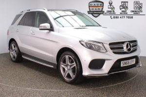 Used 2016 SILVER MERCEDES-BENZ GLE-CLASS 4x4 2.1 GLE 250 D 4MATIC AMG LINE PREMIUM 5DR 1 OWNER AUTO 201 BHP (reg. 2016-09-29) for sale in Stockport
