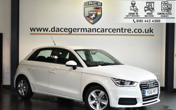 Used 2016 WHITE AUDI A1 Hatchback 1.0 SPORTBACK TFSI SE 5DR AUTO 93 BHP (reg. 2016-08-17) for sale in Bolton