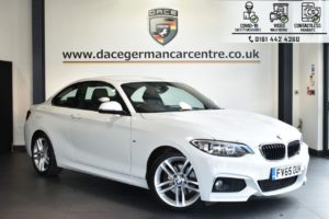 Used 2016 WHITE BMW 2 SERIES Coupe 2.0 220D M SPORT 2DR 188 BHP (reg. 2016-01-08) for sale in Bolton