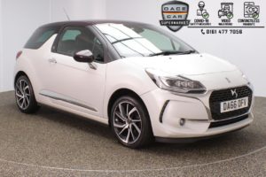 Used 2016 WHITE DS DS 3 Hatchback 1.2 PURETECH GIVENCHY LE MAKEUP S/S 3DR 1 OWNER 109 BHP (reg. 2016-09-30) for sale in Stockport