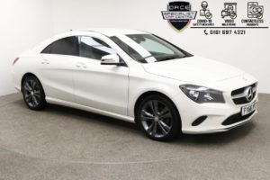 Used 2016 WHITE MERCEDES-BENZ CLA Coupe 2.1 CLA 200 D SPORT 4d 134 BHP (reg. 2016-11-08) for sale in Manchester