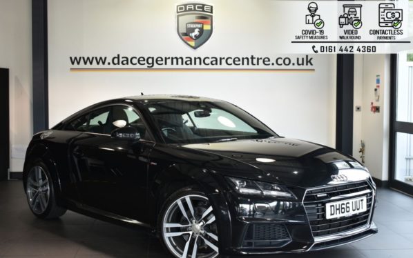 Used 2017 BLACK AUDI TT Coupe 2.0 TFSI QUATTRO S LINE 2DR AUTO 227 BHP (reg. 2017-02-25) for sale in Bolton