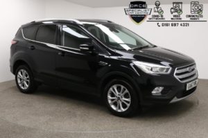 Used 2017 BLACK FORD KUGA Hatchback 1.5 TITANIUM TDCI 5d AUTO 119 BHP (reg. 2017-09-07) for sale in Manchester