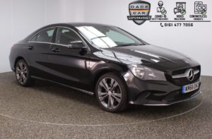Used 2017 BLACK MERCEDES-BENZ CLA Coupe 1.6 CLA 180 SPORT 4DR 1 OWNER 121 BHP (reg. 2017-01-04) for sale in Stockport