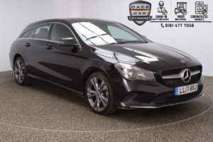 Used 2017 BLACK MERCEDES-BENZ CLA Estate 2.1 CLA 220 D SPORT 5DR 1 OWNER AUTO 174 BHP (reg. 2017-05-12) for sale in Stockport