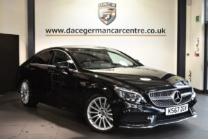 Used 2017 BLACK MERCEDES-BENZ CLS CLASS Coupe 2.1 CLS220 D AMG LINE 4DR AUTO 174 BHP (reg. 2017-11-30) for sale in Bolton