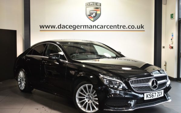 Used 2017 BLACK MERCEDES-BENZ CLS CLASS Coupe 2.1 CLS220 D AMG LINE 4DR AUTO 174 BHP (reg. 2017-11-30) for sale in Bolton