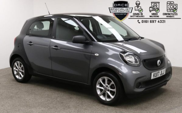 Used 2017 BLACK SMART FORFOUR Hatchback 1.0 PASSION 5d 71 BHP (reg. 2017-07-26) for sale in Manchester